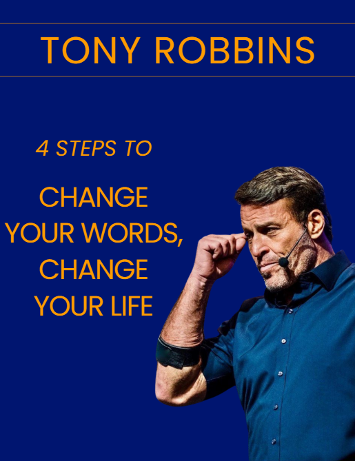 Tony Robbins "Change your Words" e-book